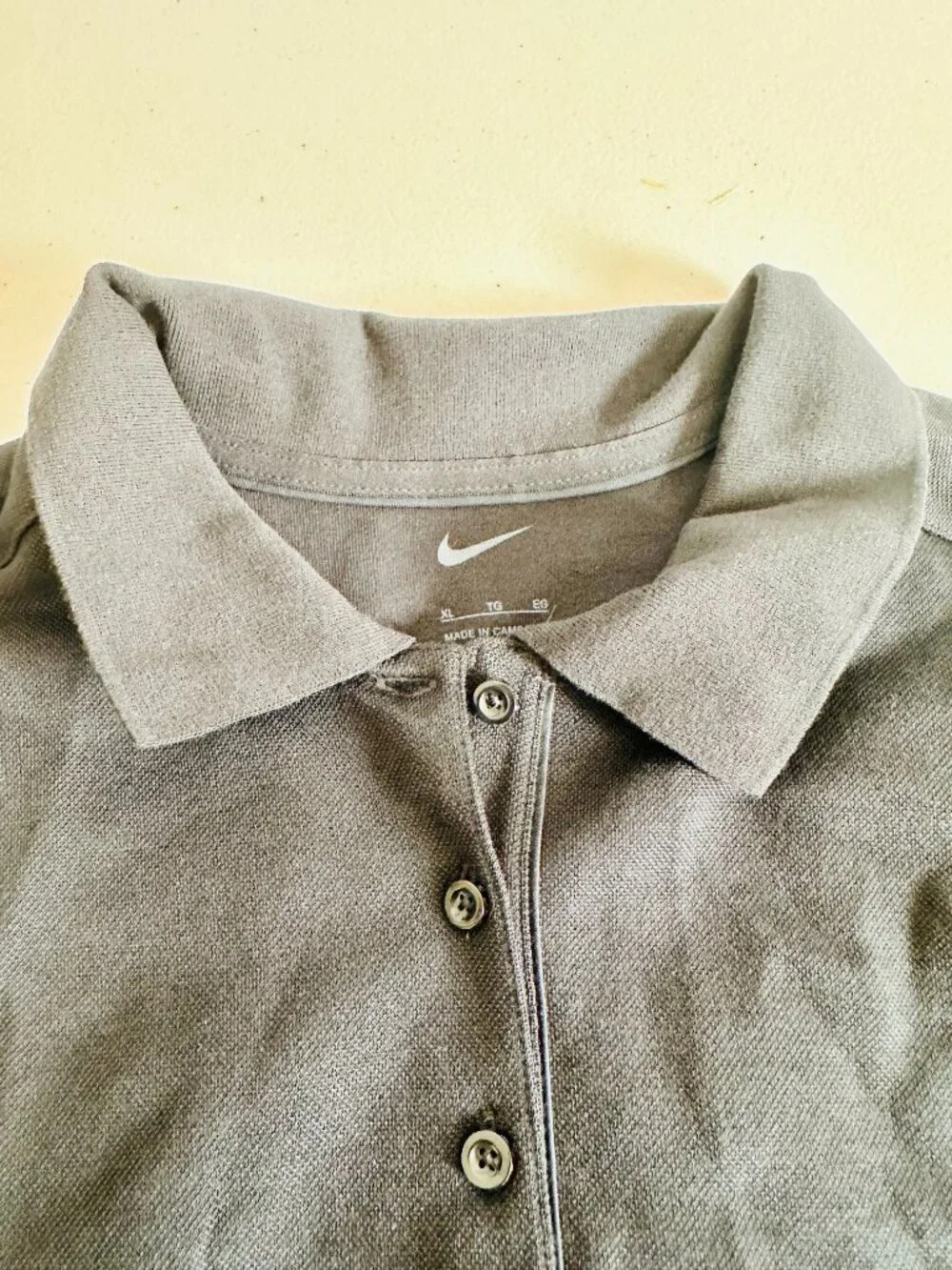 NIKE BLACK SPORTY GOLF SHIRT DRESS WITH PLEATED BOTTOM HEM XL $110